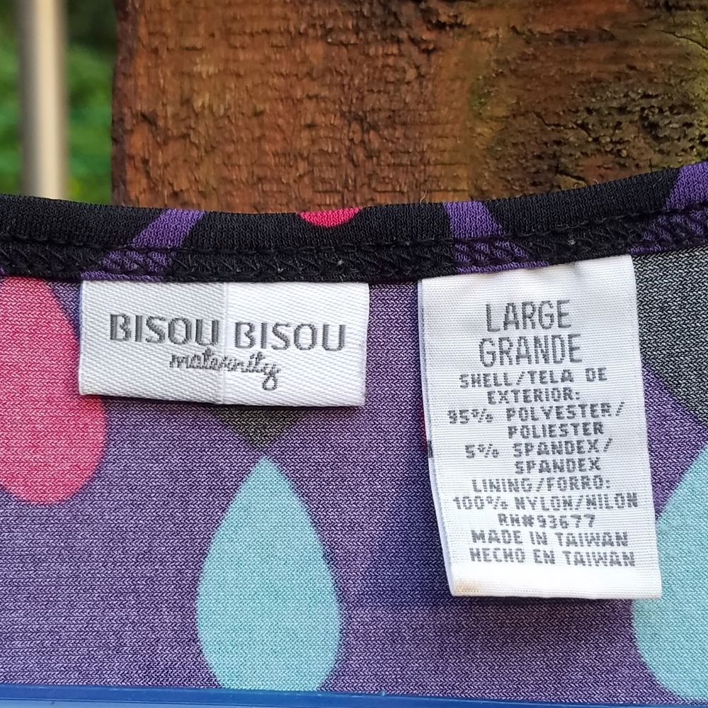 BISOU BISOU Bright Maternity Top - Large - Picture 8 of 8